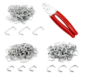 Straight Hog Ring Pliers Kit – Auto Upholstery Installation Tool for Bungee/S... - Picture 1 of 2