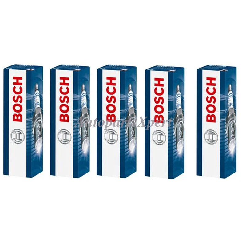 101905601F 5Pcs BOSCH Spark Plug OEM For Volkswagen Jetta 08-10 Beetle 05-10 2.5 - Imagem 1 de 4