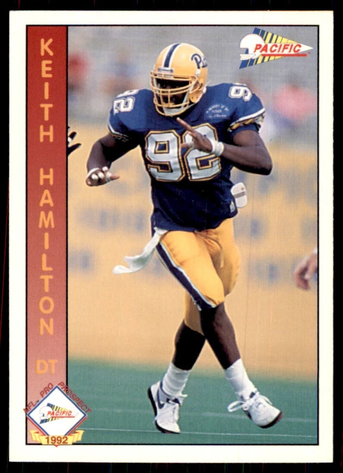 1992 Pacific Keith Hamilton Football Cards #659 - Image 1 of 2