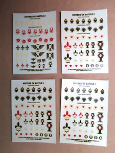D24C10 DECALCO SISTER OF BATTLE WARHAMMER 40000 BITZ BITS - Bild 1 von 1