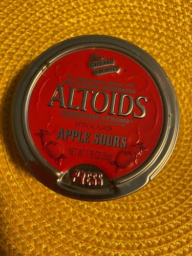 Vtg Tin Altoids Candy Mints Curiously Strong Citrus Sours Advertising ...