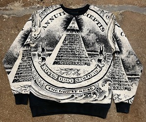 black scale sweater