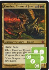 x1 Karrthus, Tyrant of Jund MTG Magic the Gathering Alara Reborn Free Shipping!!