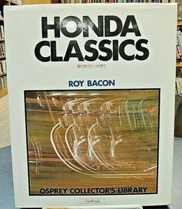 Honda Classics Hardcover Early Motorcycles Japanese Edition Scarce Bacon - Picture 1 of 6