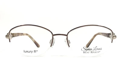 Marcos de gafas Sophia Loren BEAU RIVAGE 83 183 cristales de oro marrón 53-18-135 Foto 1 de 4