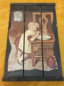 Vintage Art Decor Kelloggs Rosinen-Trockenständer aus Holz. 24 " x 15 "  - Bild 1 von 5