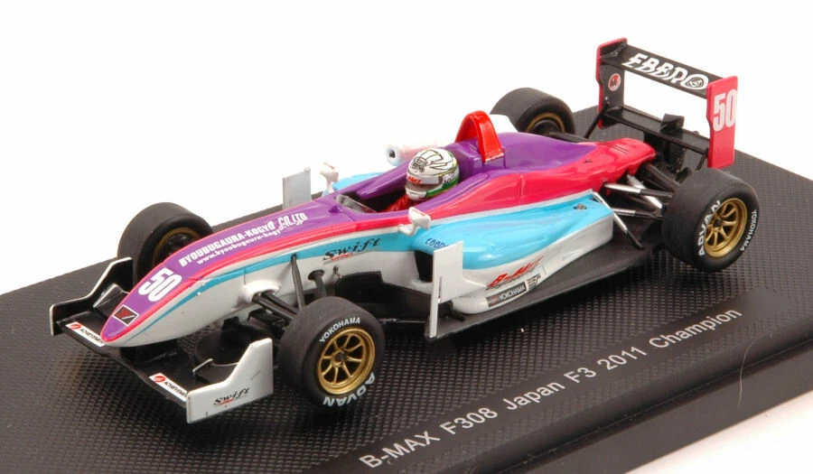 B-Max F308 Yuhi Sekiguki 2011 #50 Japan Formula 3 World Champion 1:43 Model - Immagine 1 di 1