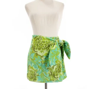 Alemais NWT Melody Sarong Mini Wrap Skirt Size 12 (US 8) in Green/Teal/Multi - Picture 1 of 12