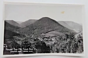 RPPC Pennsylvania Postcard Round Top Mt. Trout Run Morris PA Potter Co.Tioga Co. - Picture 1 of 2