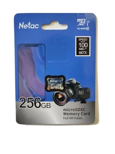 Netac carte SD 256 giga 256 go haute performance - Photo 1/2