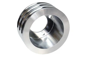 Crankshaft Pulley, 3 Groove, Aluminum, Ford Small Block [18-0302-3CRA] - Picture 1 of 3