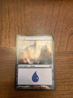 Magic The Gathering Trading card MTG Island Basic Land 257/274 - Image 1 of 2