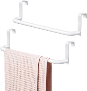2 Pieces Metal Towel Bar Kitchen Cabinet Towel Rack Strong Steel Towel Bar Rack - Picture 1 of 12