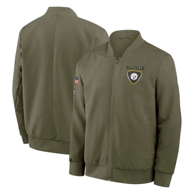 Nuevo Pittsburgh 2025 Salute to Service Sideline Therma Sudadera Cremallera Chaqueta Abrigo Foto 1 de 4