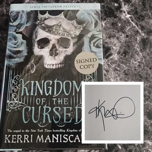 SIGNED Kingdom of the Cursed by Kerri Maniscalco 1st Printing Hardcover - Picture 1 of 8