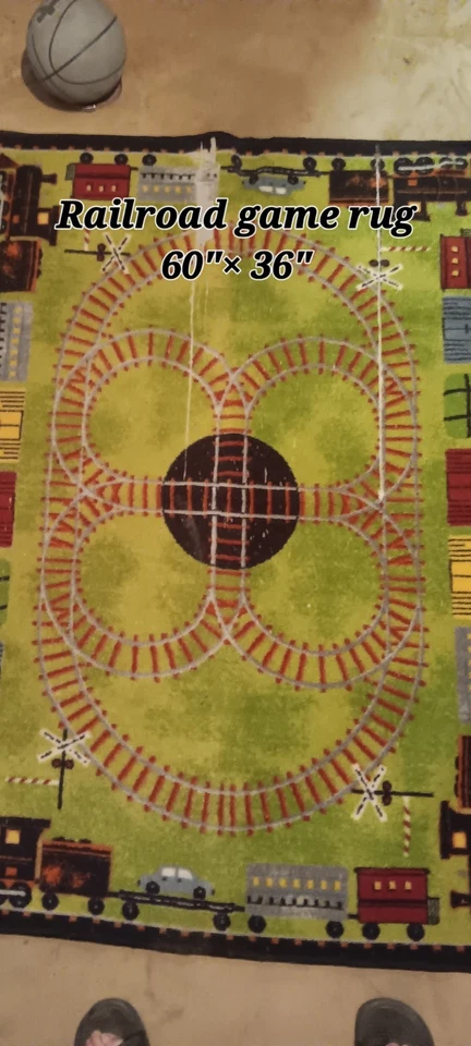 Juego de alfombrillas de juego de vías de ferrocarril para juguetes educativos para niños Foto 1 de 1