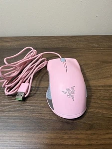 RAZER Lancehead Quartz Tournament Edition PINK Gaming Mouse RZ01-0213 not tested - Afbeelding 1 van 3
