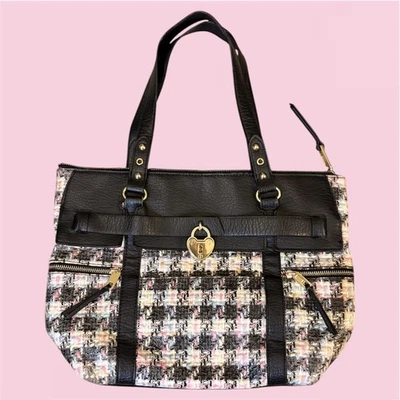 Bolso de Mano Juicy Couture Tweed e Imitación Cuero Foto 1 de 4