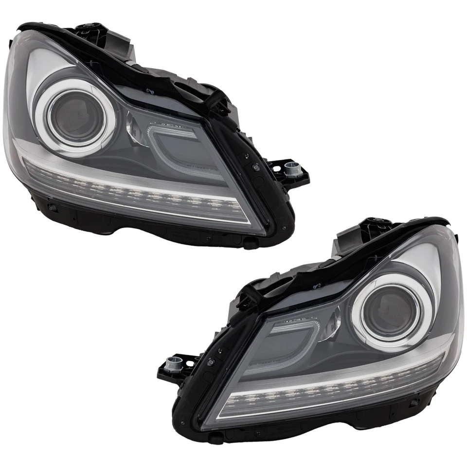 Faro halógeno izquierdo derecho mercedes-benz c250 c350 2012-2014 Foto 1 de 4