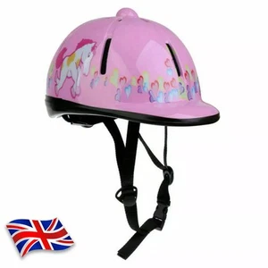 Kids Adjustable Horse Riding Hat/Helmet Head Protective Gear (48-54cm) - Picture 1 of 10