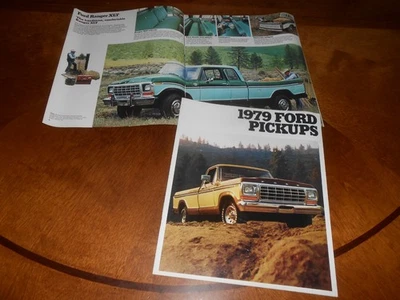 1979 FORD PICKUPS BROCHURE / BIG 20 p. '79 FORD F-SERIES PICKUP TRUCK CATALOG - Image 1 of 4