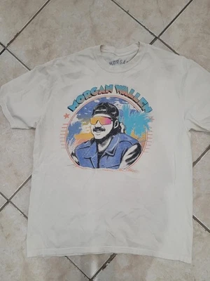 Camiseta Morgan Wallen Shades Para Hombre XL Marfil Morgan Wallen Country Cantante Música Foto 1 de 4
