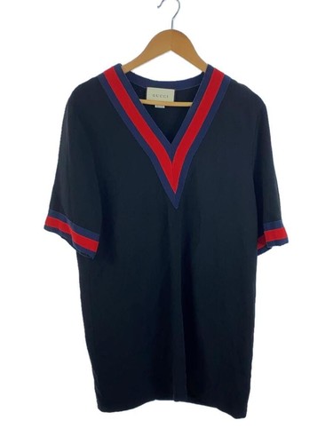 Gucci ZKR01 T shirt abito 42 rayon nero 578702