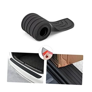 Car Rear Bumper Protector Guard - Anti-Scratch Rubber Cover Strip for Most - Picture 1 of 7