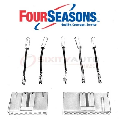 Four Seasons Cooling Fan Motor Relay Connector for 1984-1991 Ford Tempo - qu Foto 1 de 4