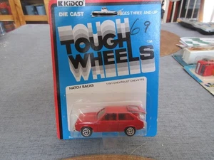 Vintage Kidco 1:64 Tough Wheels 1979 Chevy Chevette Hatch Back RED - Picture 1 of 9