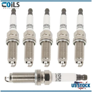 6x Iridium & Platinum Spark Plugs For Land Rover Range Rover Sport Jaguar F-Type - Picture 1 of 6