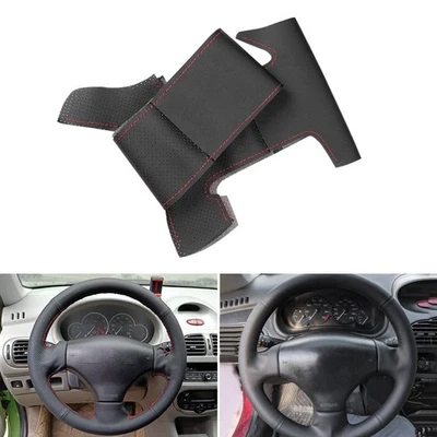 Car Steering Wheel Cover For Peugeot 206 1998 1999 2000 2001 2002 2003 2004 2005 - image 1 of 4
