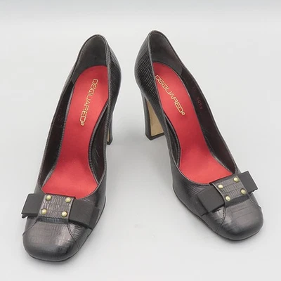 Zapato de salón DSQUARED2 con cinta adornada color negro para mujer - 240 mm Foto 1 de 4
