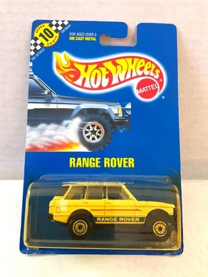 Hot Wheels RANGE ROVER - Blue Speed Points Card #103 - White - 1990 - Image 1 of 4