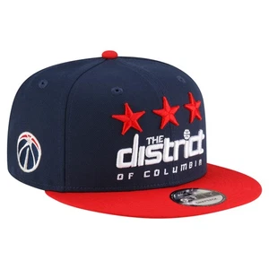 Camiseta para hombre New Era azul marino/rojo Washington Wizards gancho edición 9FIFTY - Imagen 1 de 6
