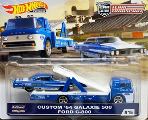 Custom '64 Ford Galaxie 500 + Ford C-800 Team Transport 1:64 Hot Wheels FYT15 - Bild 1 von 1