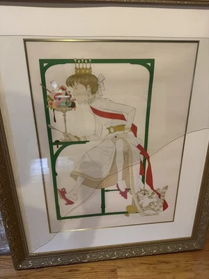 Philippe Noyer "Princess Elodie And The Ice Cream" Serigrafia Edição 292/325 HS - Imagem 1 de 2