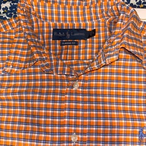 Ralph Lauren Classic Fit Plaid Button Down Shirt Long Sleeve Mens Large - Picture 1 of 6