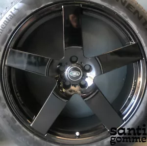 1 CERCHIO IN LEGA LAND ROVER DEFENDER 9 X 22 " FONDMETAL NERO LUCIDO NUOVO - Foto 1 di 2