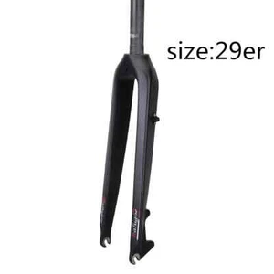 Carbon MTB Bicycle Front Fork Mountain Bike Hard Fork Disc Brake 26/27.5/29er - Picture 1 of 33