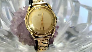 Reloj Hombre Vintage Gruen Precision Años 50 Esfera Sunburst Lugs 10k Rg - Imagen 1 de 11