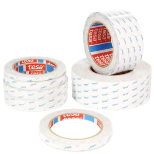 Doppelseitiges Klebeband Tesa 4943 Tesafix Papier Fotos Stoffe Textil Leder 20m - Bild 1 von 47