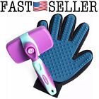 Self Cleaning Slicker Brush and Massage Glove for All Cats and Dogs - NEW! FAST!