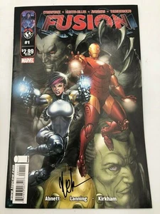 Fusion #1 2009 Top Cow Marvel Comic Book Autograph Signature Tyler Kirkham - Picture 1 of 3
