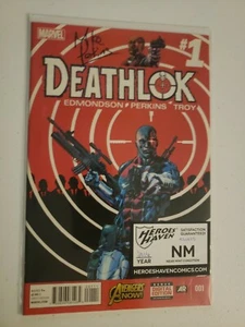 Deathlok 1 2014 firmado por Mike Perkins certificado de autenticidad - Imagen 1 de 6