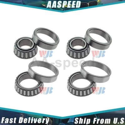 Juego de cojinetes de rueda y carreras delantero interior exterior para Toyota 4Runner 1990 1991 1992 Foto 1 de 4