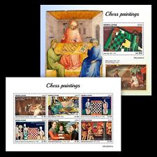 Chess Paintings Art MNH Stamps 2023 Sierra Leone M/S + S/S