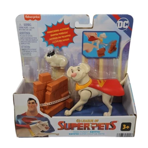 JUEGO DE FIGURAS CRIPTO LIGA DE SUPERPETS HÉROE PUNCH SUPERDOG Y LULU MOSC 2022 - Imagen 1 de 5