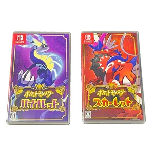 Pokemon Violet & Scarlet Game Set Nintendo Switch Used Japan Express delivery - Picture 1 of 11