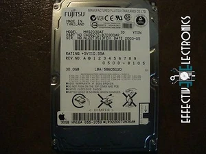 Unidad de disco duro Fujitsu MHS2030AT CA06272-B70300AP 050D-8105 Apple # 655-1059 2,5" IDE/ATA - Imagen 1 de 1